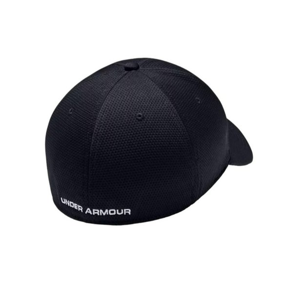 Under Armour Men's UA Blitzing II Stretch Fit Cap L/XL 1254123-001 Black/White - Picture 2 of 2